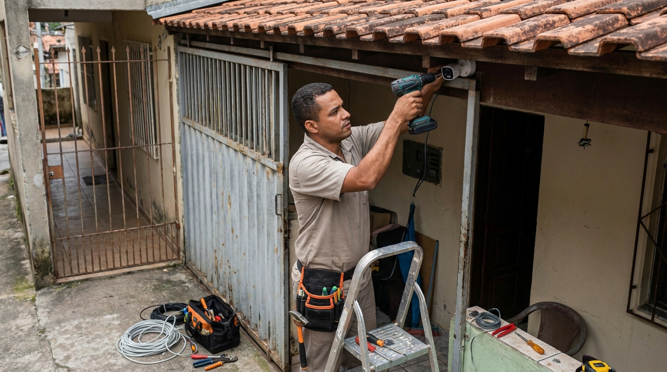 Instalação de Câmera Residencial no Centro, Diadema‑SP