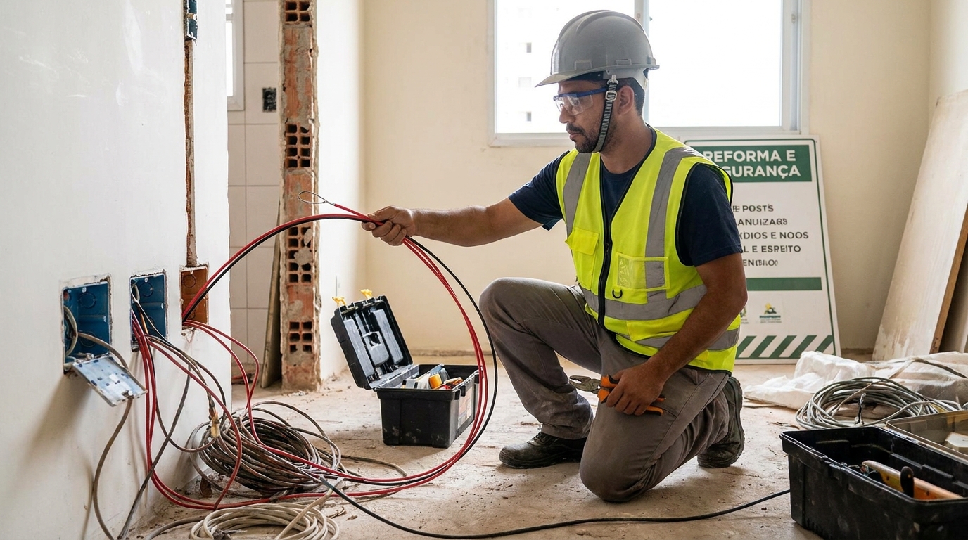 Substituição de Fios Antigos em Diadema‑SP