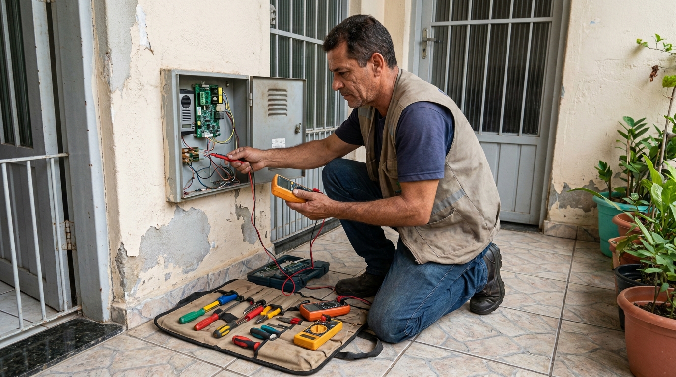 Troca de Fiação de Interfone em Casa Grande, Diadema‑SP